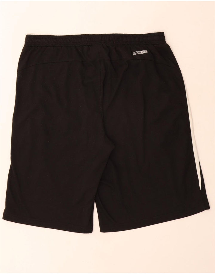 Puma Herren-Sportshorts, groß, schwarzes Farbblock-Polyester