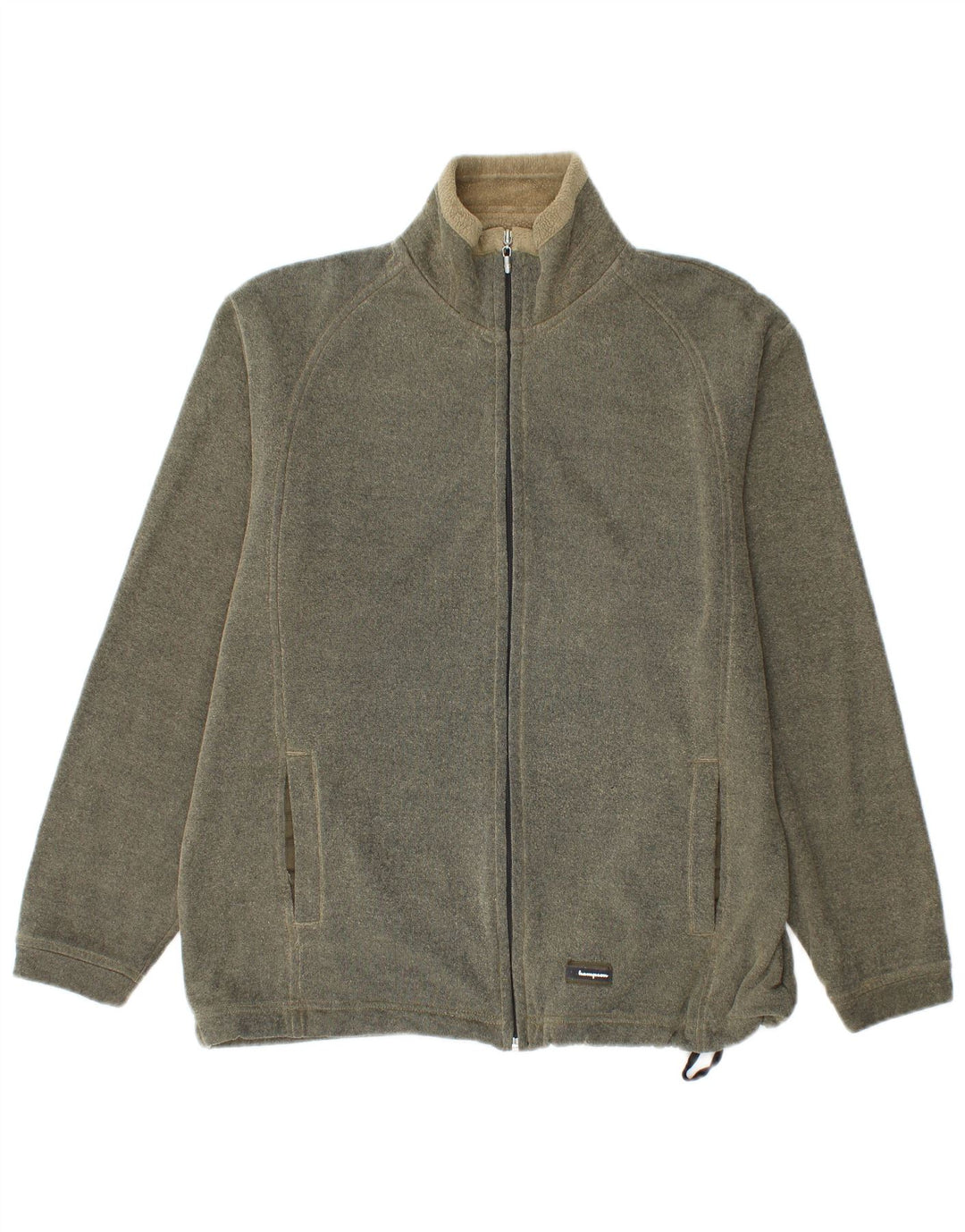 Champion Herren-Trainingsanzug-Top-Jacke, große Khaki-Baumwolle