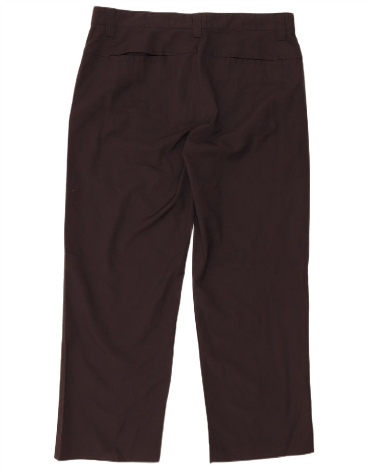 IZOD Herren gerade Chinohose W36 L30 Schwarz Polyester