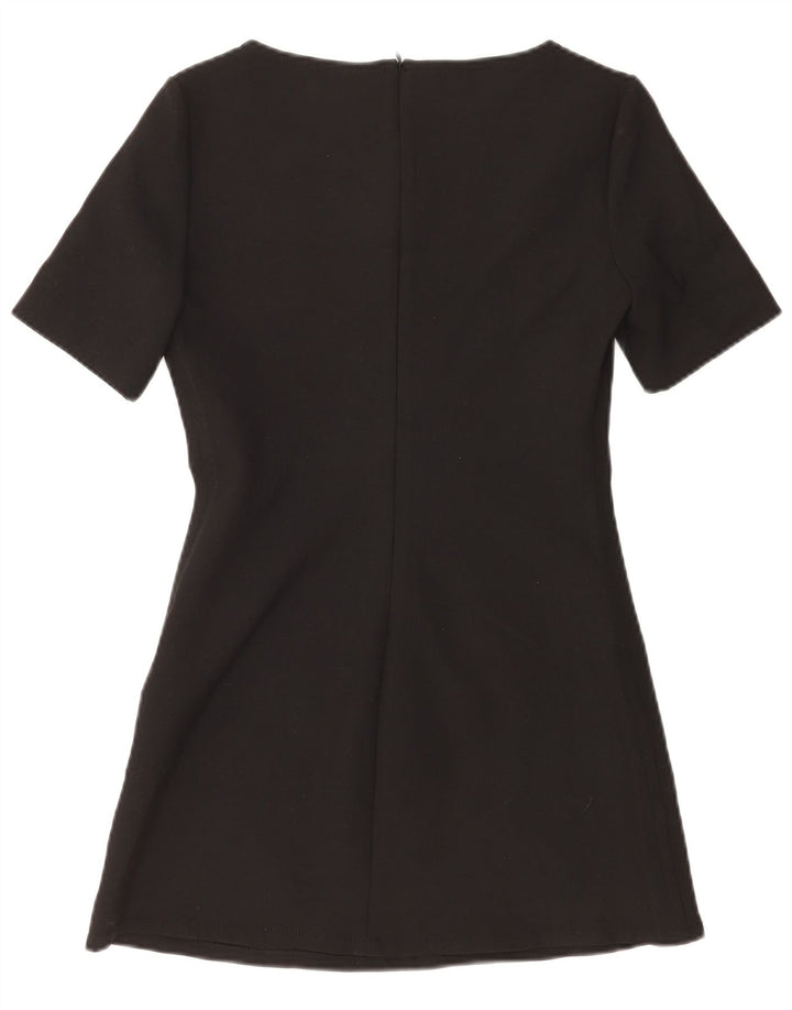 Zara Damen Etuikleid UK 10 Small Schwarz