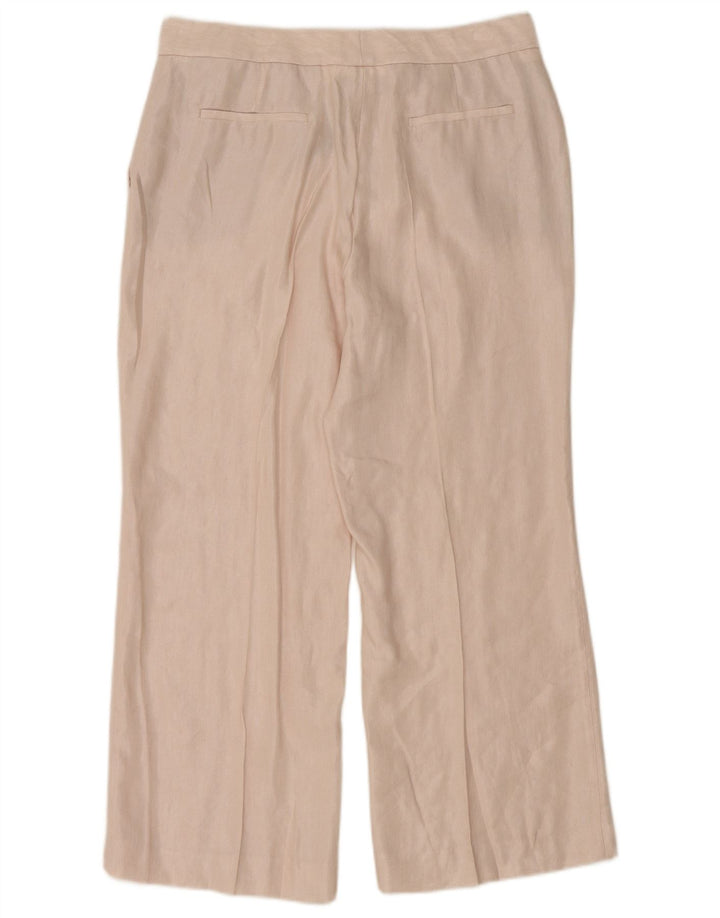 Massimo Dutti Damen Regular-Cropped-Hose EU 42 Large W32 L26 Pink