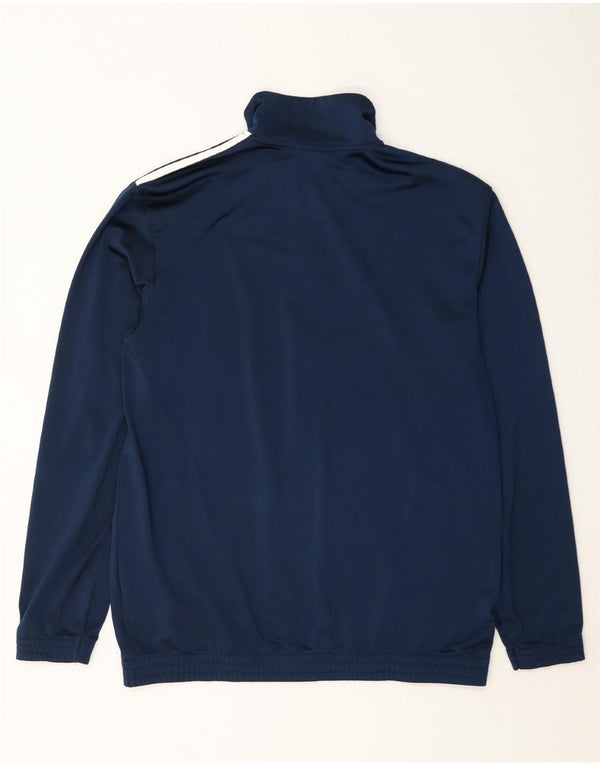 Adidas Herren Trainingsanzug Top Jacke UK 44/46 Large Marineblau Polyester
