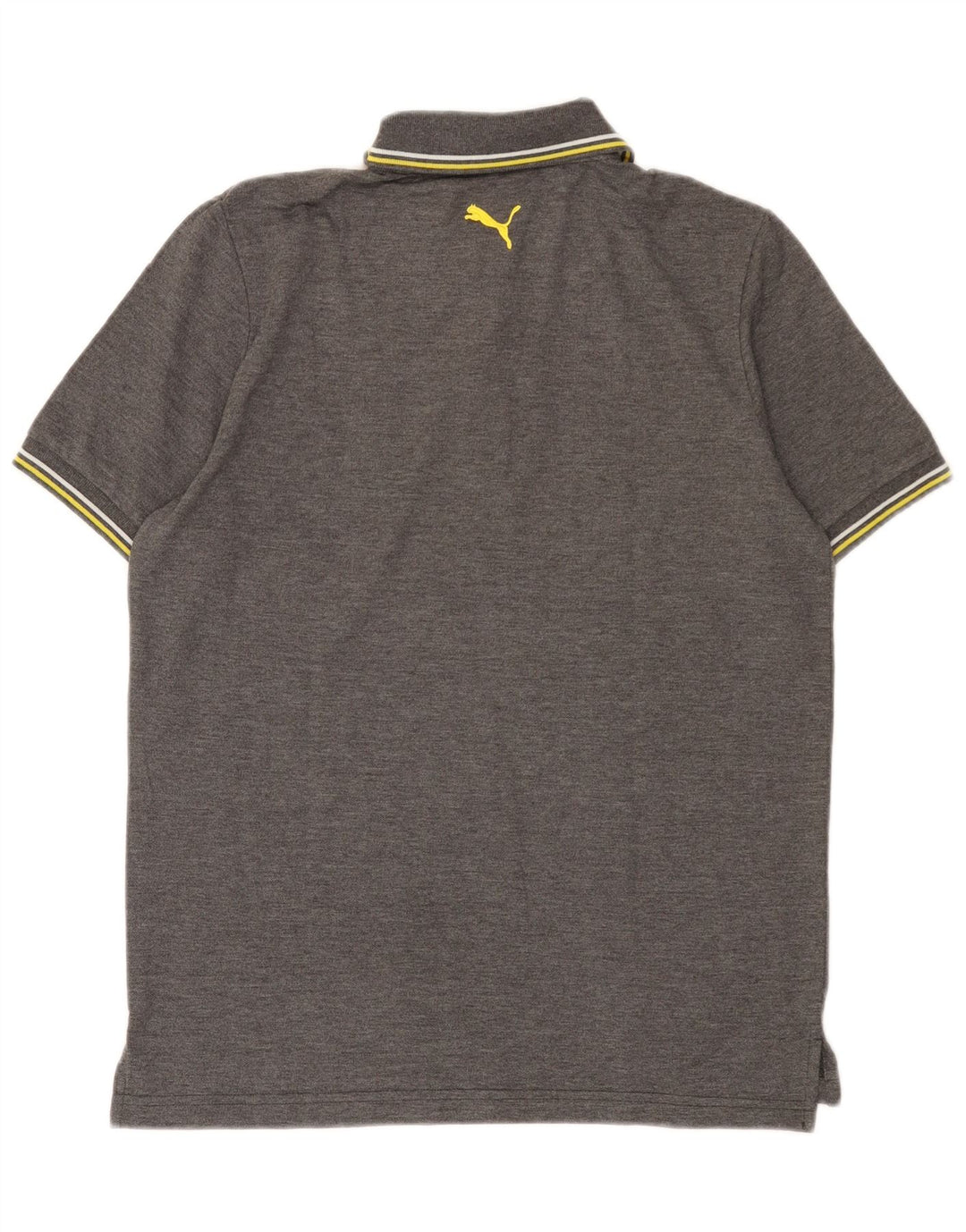 Puma Herren Poloshirt Small Grau meliert