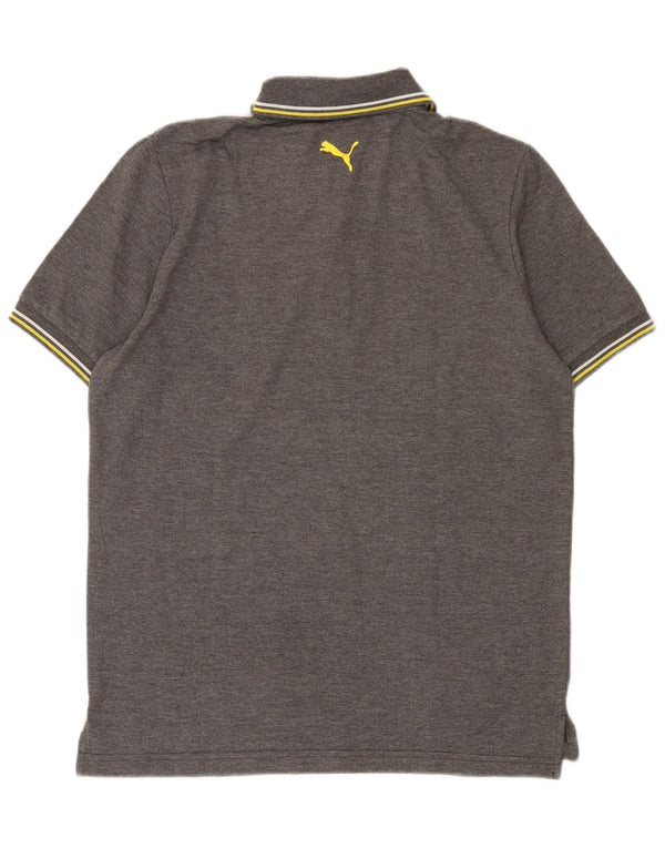 Puma Herren Poloshirt Small Grau meliert