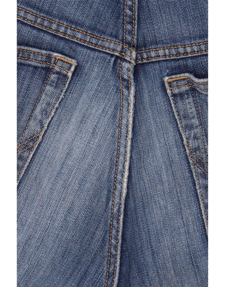 Wrangler Damen Texas Stretch Distressed Straight Jeans W32 L32 Blaue Baumwolle