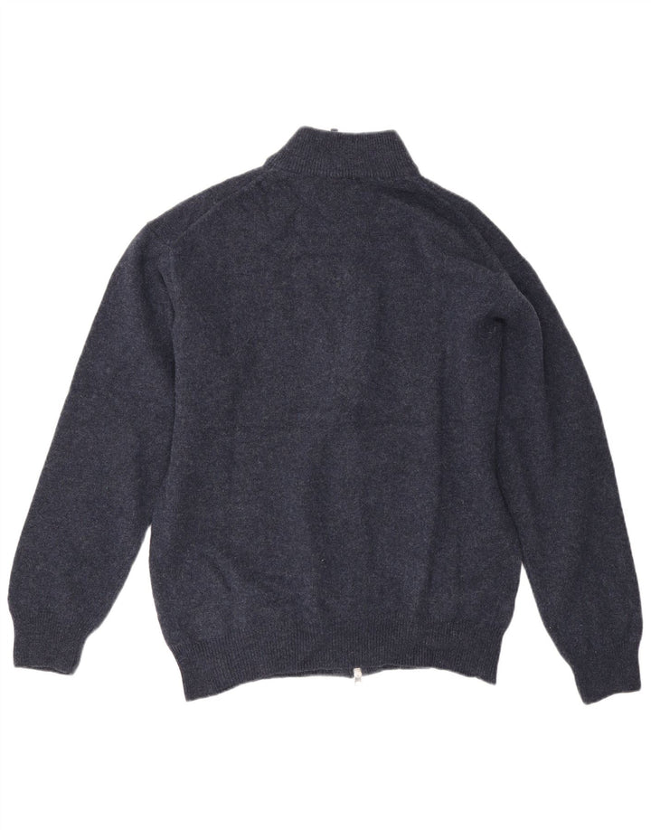 Gant Herren Strickjacke XL Marineblaue Lammwolle