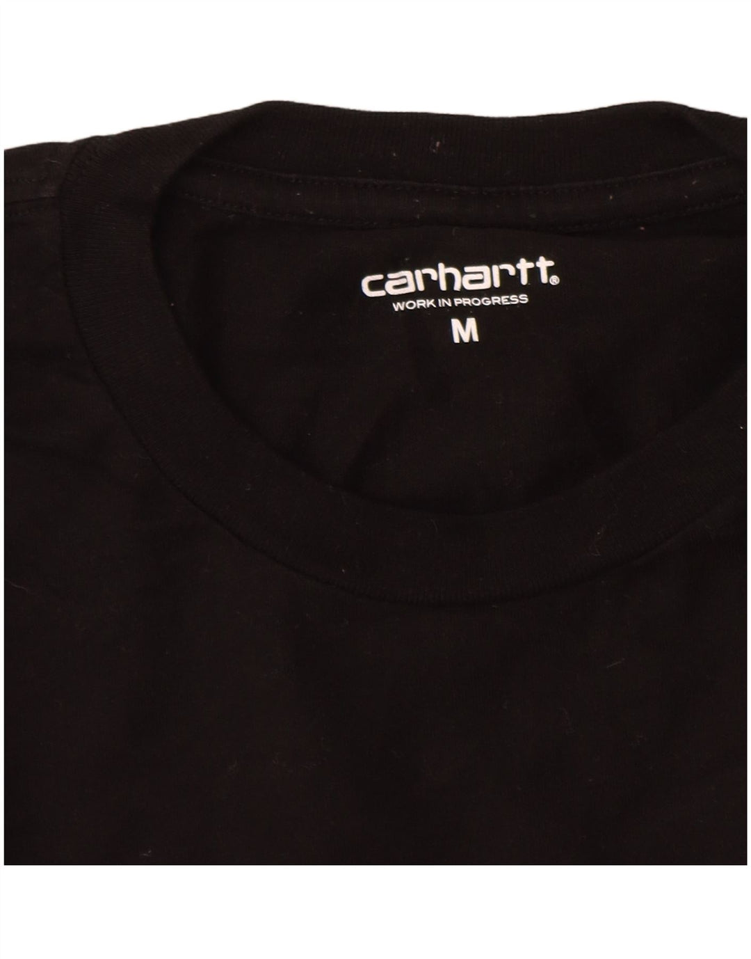 Carhartt Herren-Top, langärmelig, mittelschwarz, Baumwolle