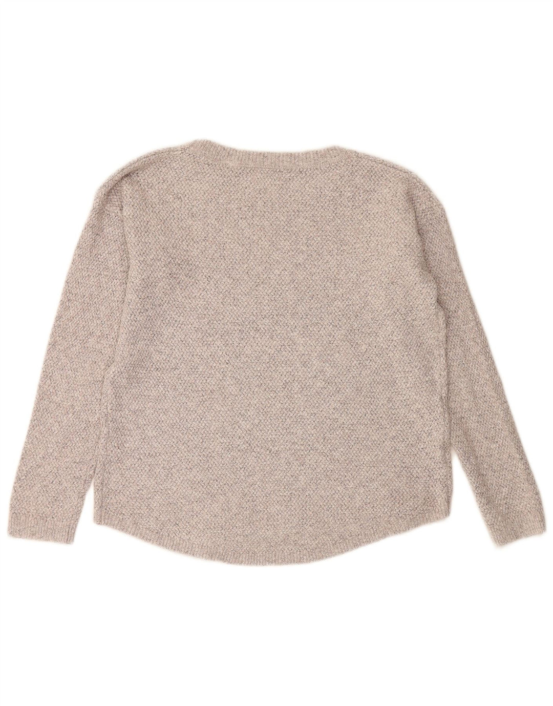 FAT FACE Womens Crew Neck Jumper Sweater UK 8 Small Grey Cotton