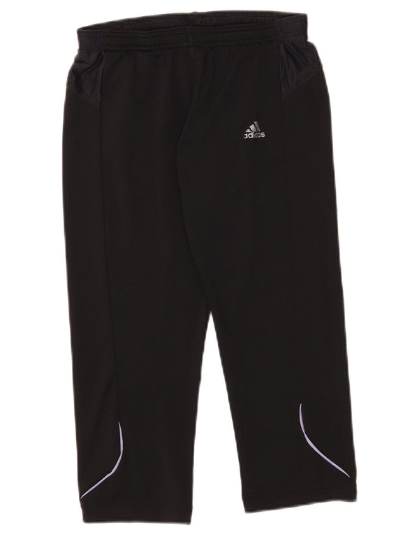 Adidas Womens Clima 365 Capri Tracksuit Trousers UK 14 Medium Black