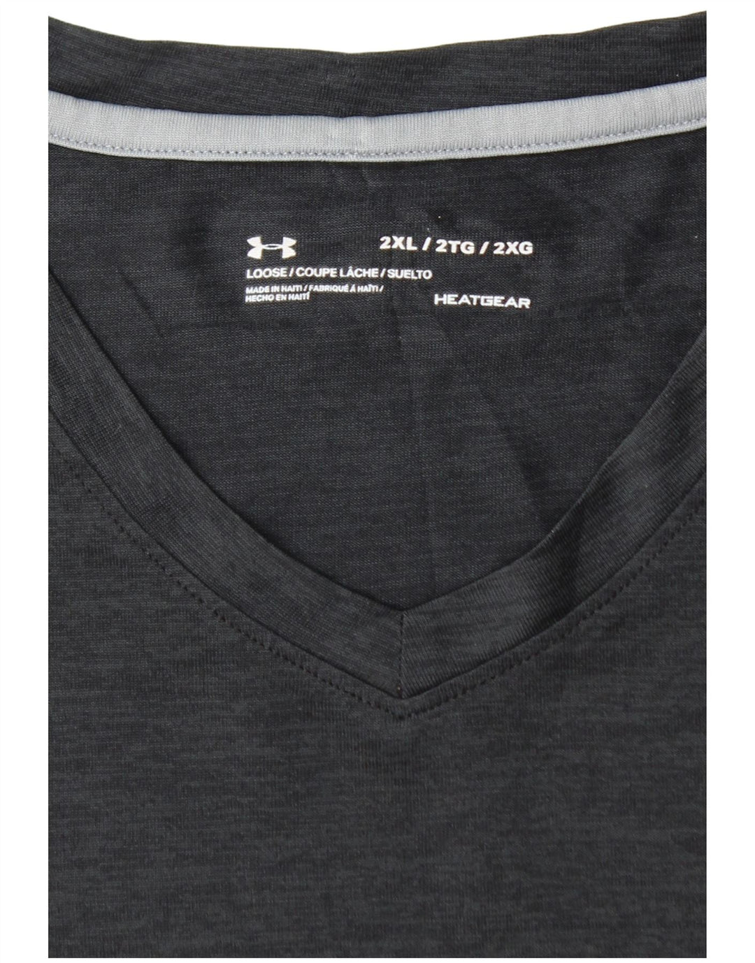 UNDER ARMOUR Herren Heat Gear T-Shirt Top 2XL Schwarz