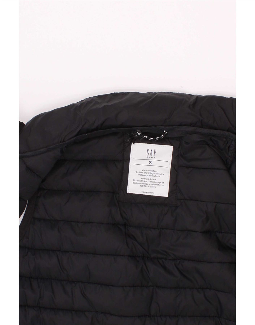 Gepolsterte Weste für Jungen von Gap, 6–7 Jahre, Größe S, marineblaues Nylon