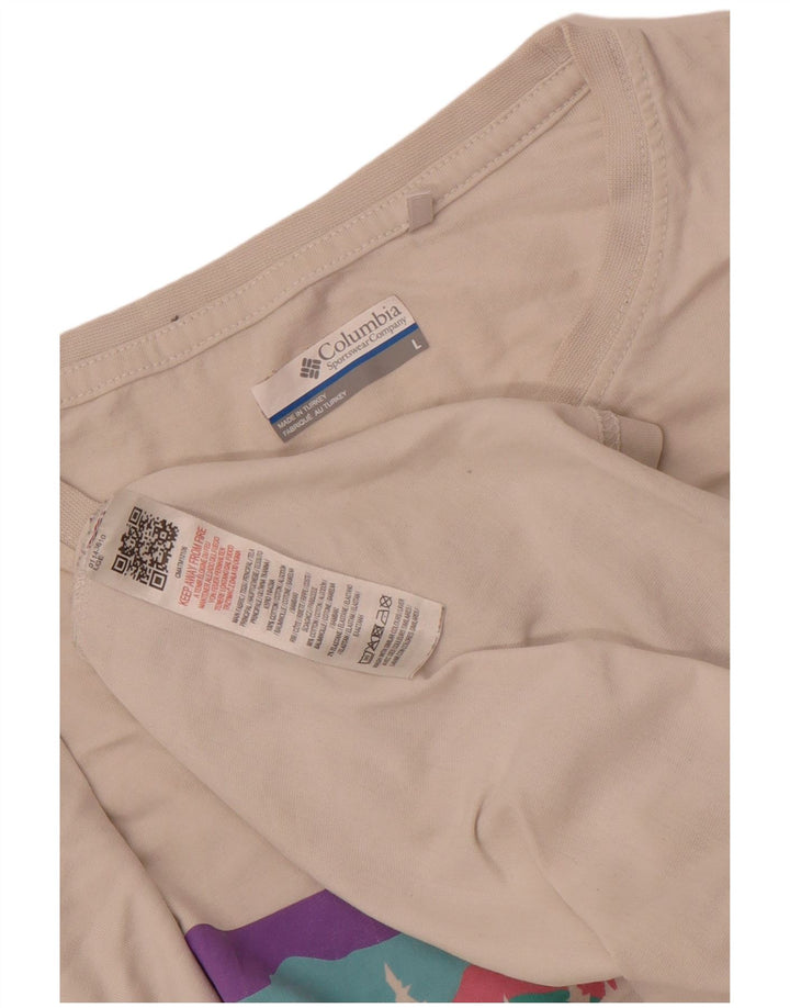 Columbia Herren-T-Shirt mit Grafik, groß, aus weißer Baumwolle