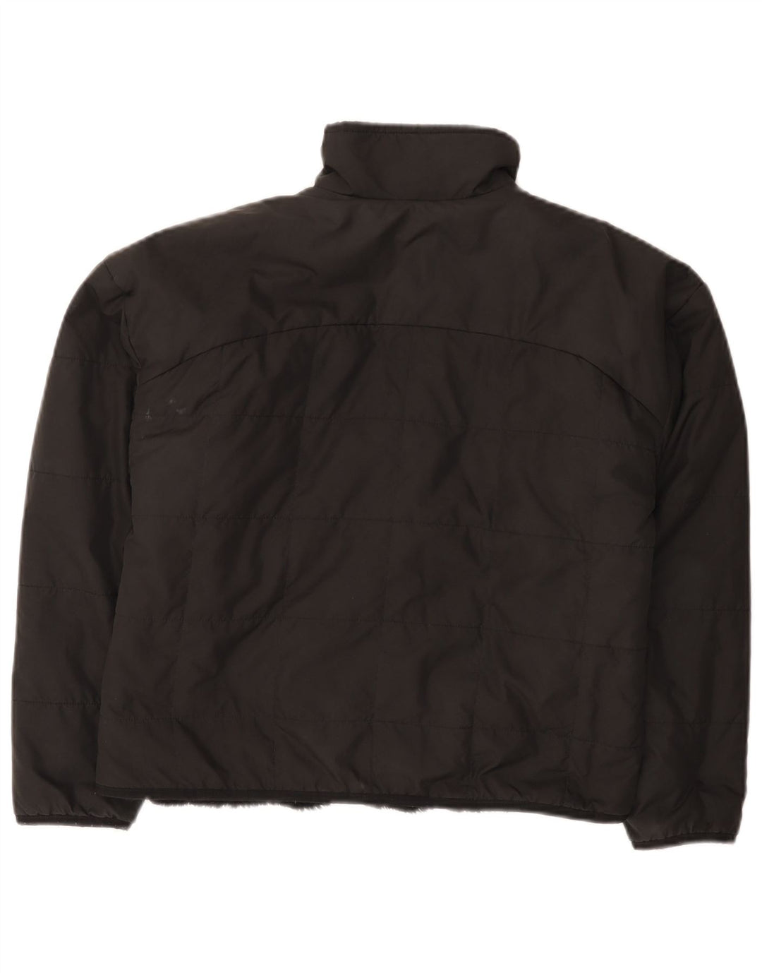 The North Face wendbare wattierte Jacke für Mädchen, 11–12 Jahre, Größe L, Schwarz