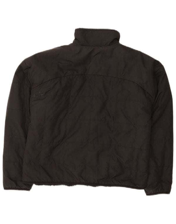 The North Face wendbare wattierte Jacke für Mädchen, 11–12 Jahre, Größe L, Schwarz