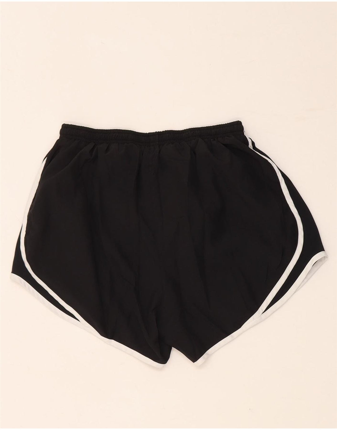 NIKE Damen Dri Fit Sport Shorts UK 8 Small Schwarz Polyester