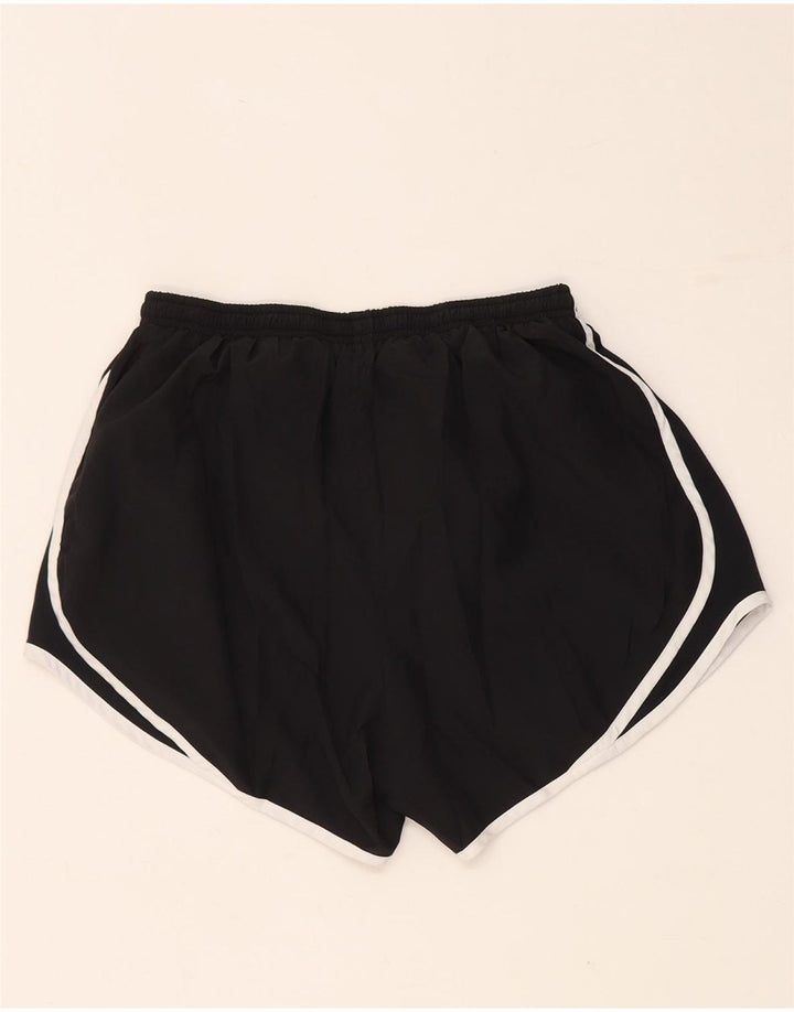 NIKE Damen Dri Fit Sport Shorts UK 8 Small Schwarz Polyester