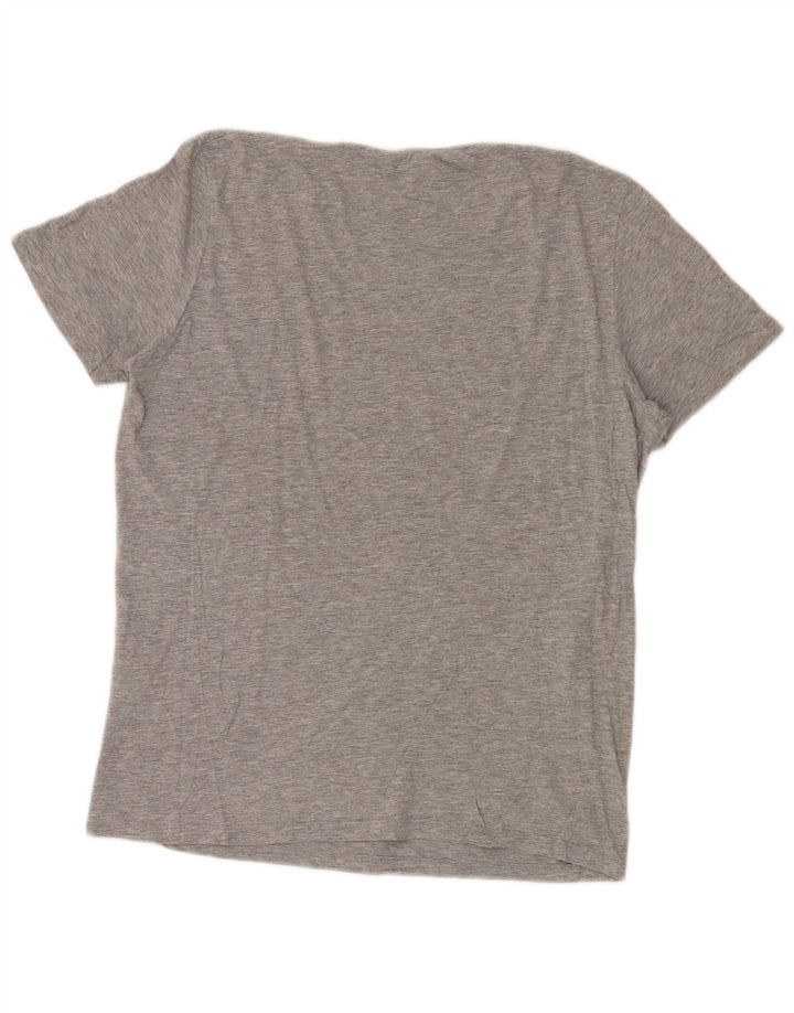 JACK & JONES Herren T-Shirt Top Large Grau Viskose
