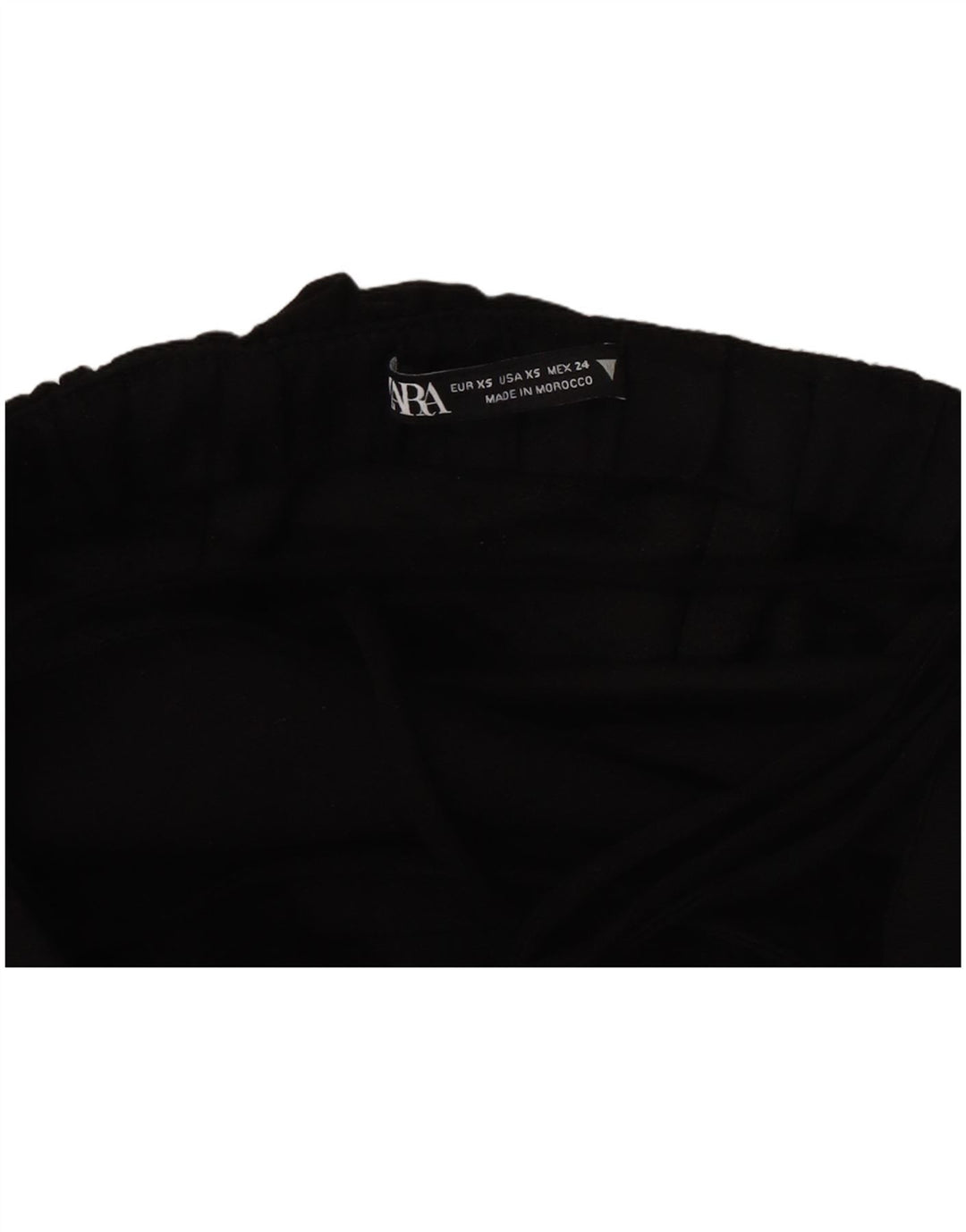 Zara Damen A-Linien-Kleid UK 4 XS Schwarz