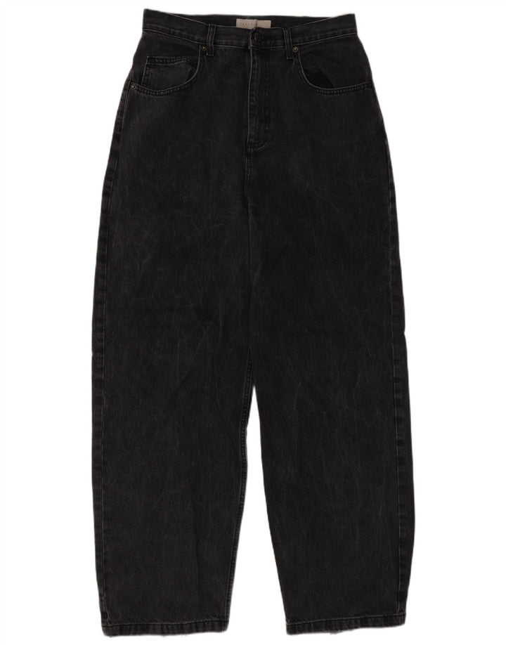 Topshop Damen Baggy Loose Jeans W30 L32 Schwarz Polyester
