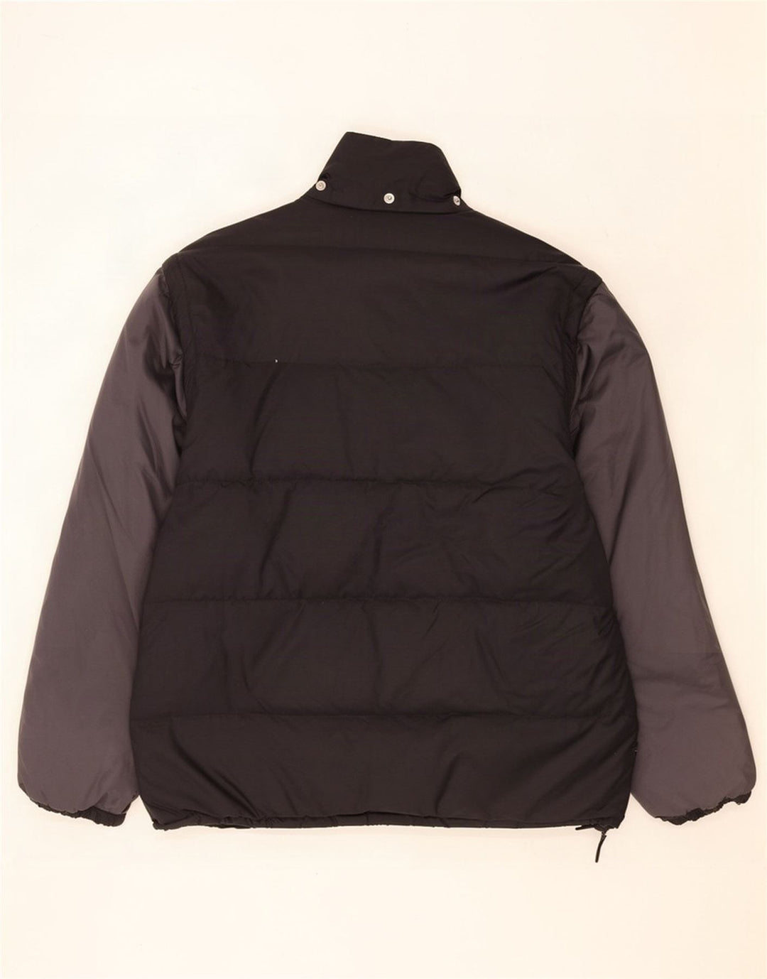 Adidas Herren Wattierte Jacke UK 40/42 Medium Schwarz Colourblock Polyamid