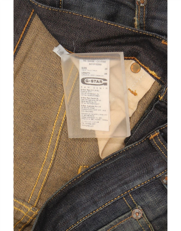 G-Star Herren 3301 Straight Jeans W34 L34 Blau