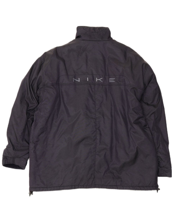 Nike Herren Windjacke UK 42/44 Großes marineblaues Nylon