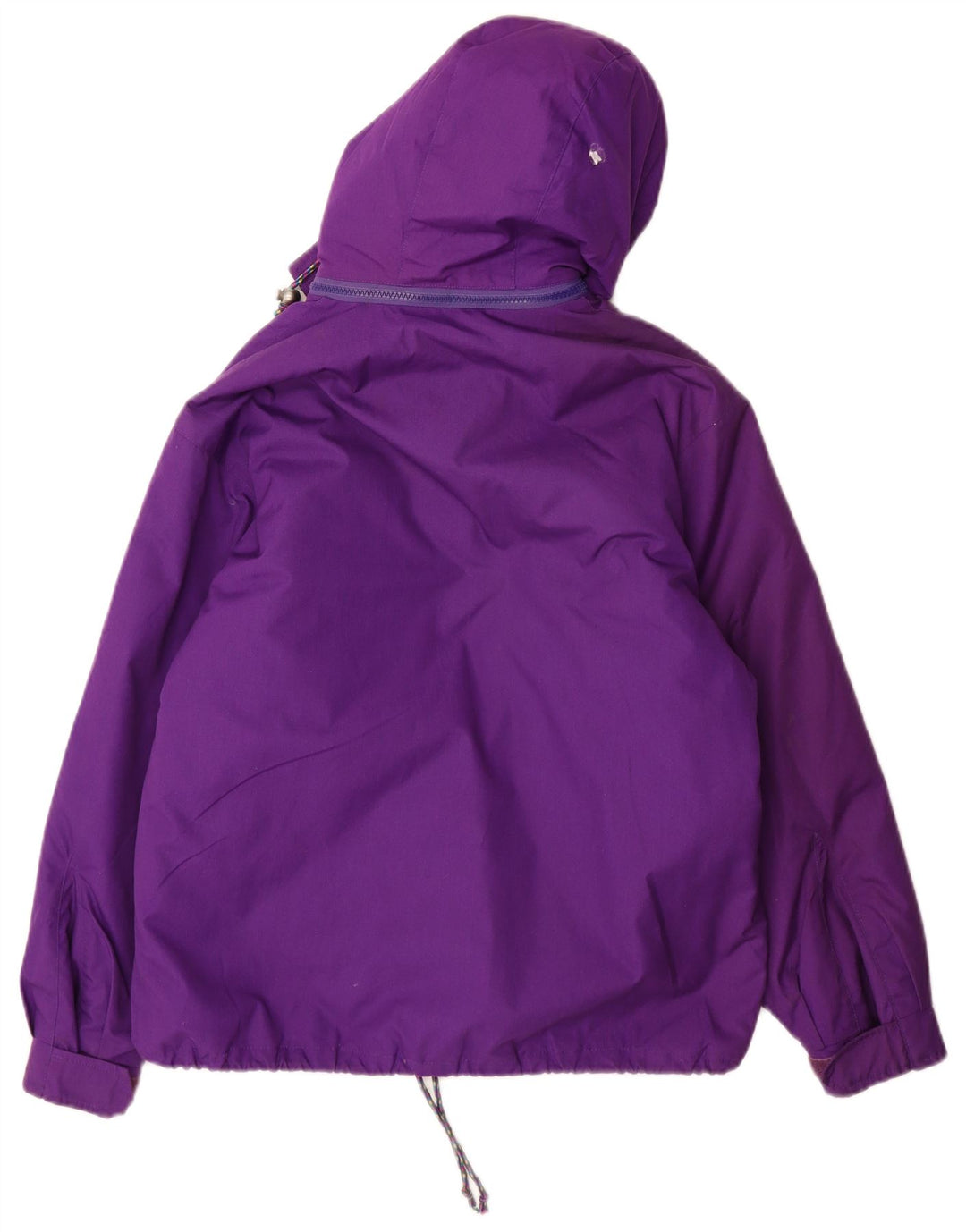 Fila Jungen-Skijacke mit Kapuze, 13–14 Jahre, violettes Farbblock-Polyester