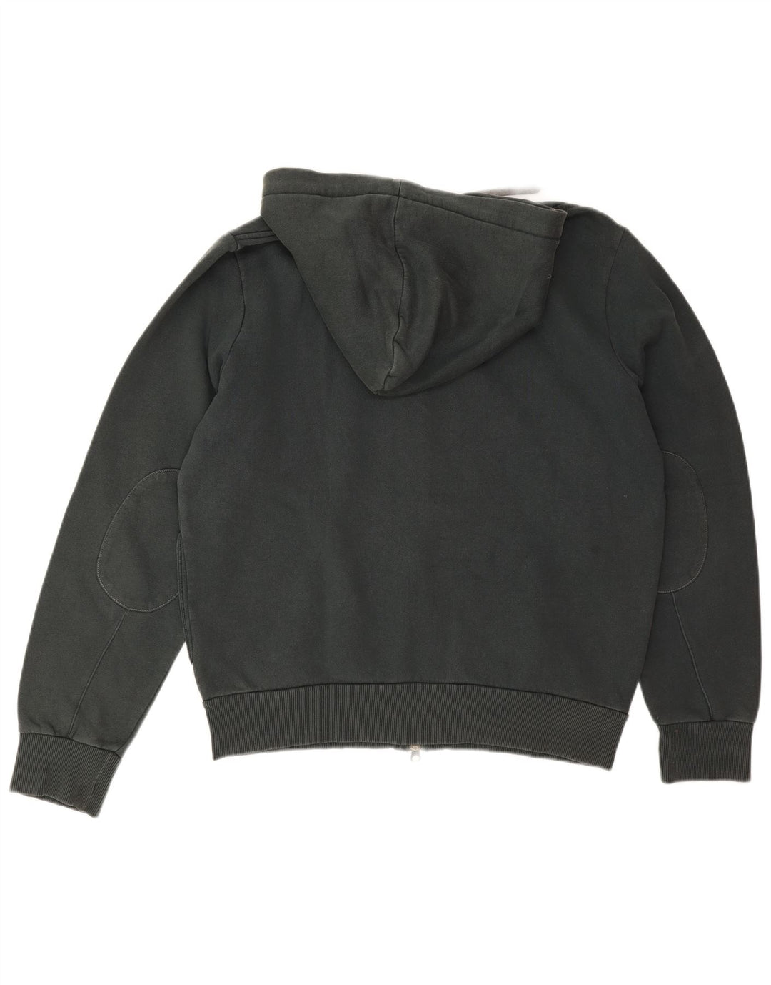 Sun68 Herren-Kapuzenpullover mit Reißverschluss, groß, grüne Baumwolle