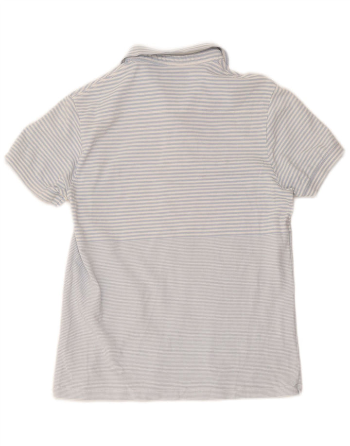French Connection Herren-Poloshirt, schmal, groß, blau gestreift, Baumwolle