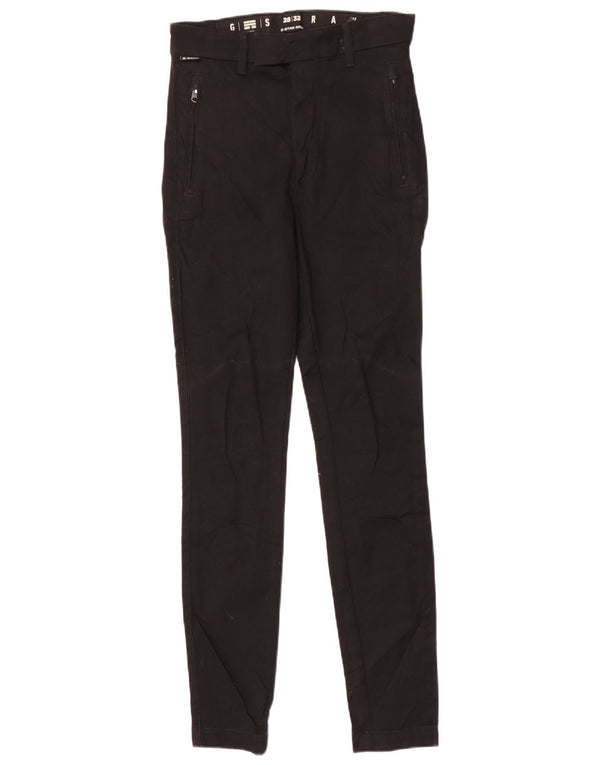 G-Star Herren Cargo Skinny Anzughose W28 L32 Schwarze Baumwolle