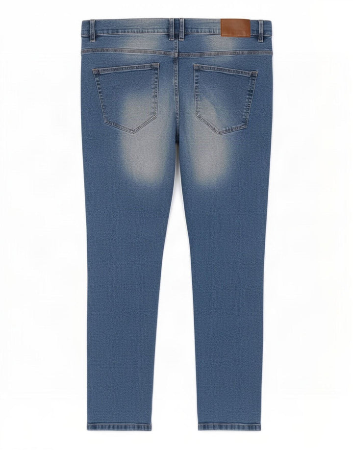 French Connection Slim-Jeans für Herren, W38, L32, blaue Baumwolle