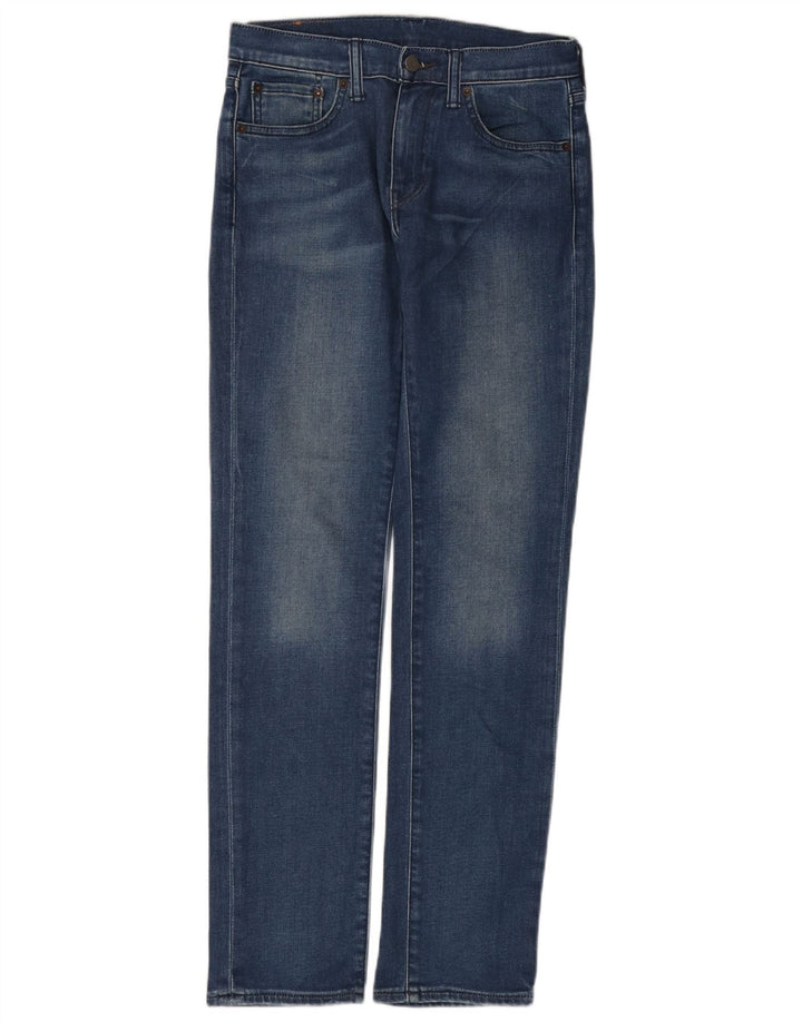 LEVI'S Damen 511 Slim Jeans W28 L32 Blaue Baumwolle