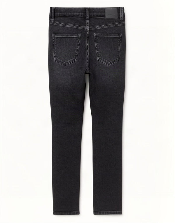 Marks & Spencer Damen The Lily Slim Jeans UK 12 Medium W30 L28 Schwarz