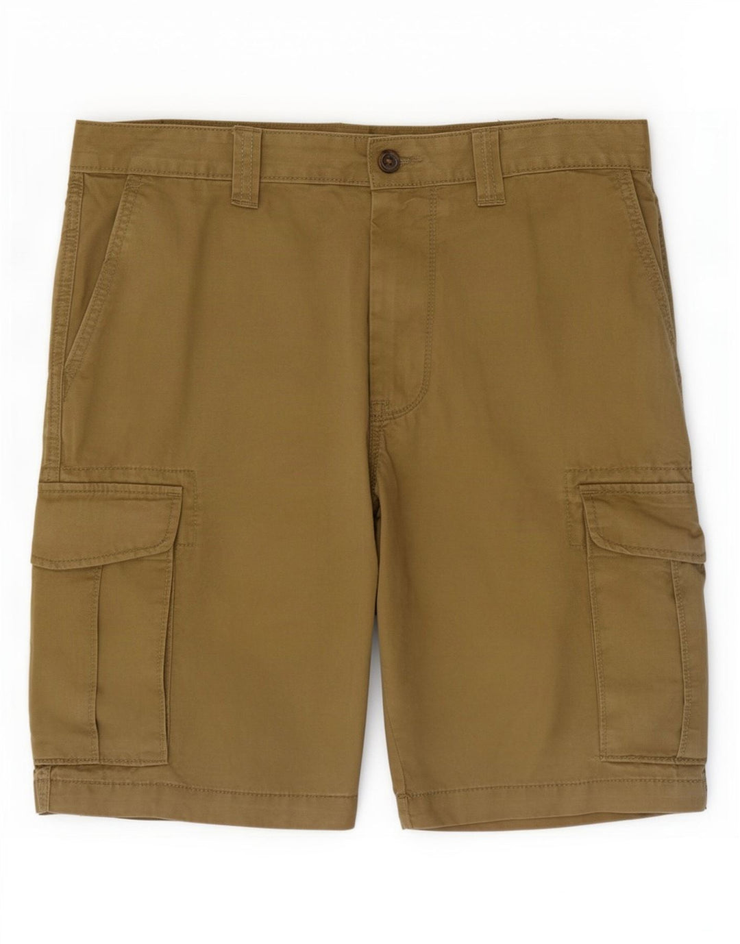 Marks & Spencer Herren Cargoshorts W32 Medium Khaki Baumwolle