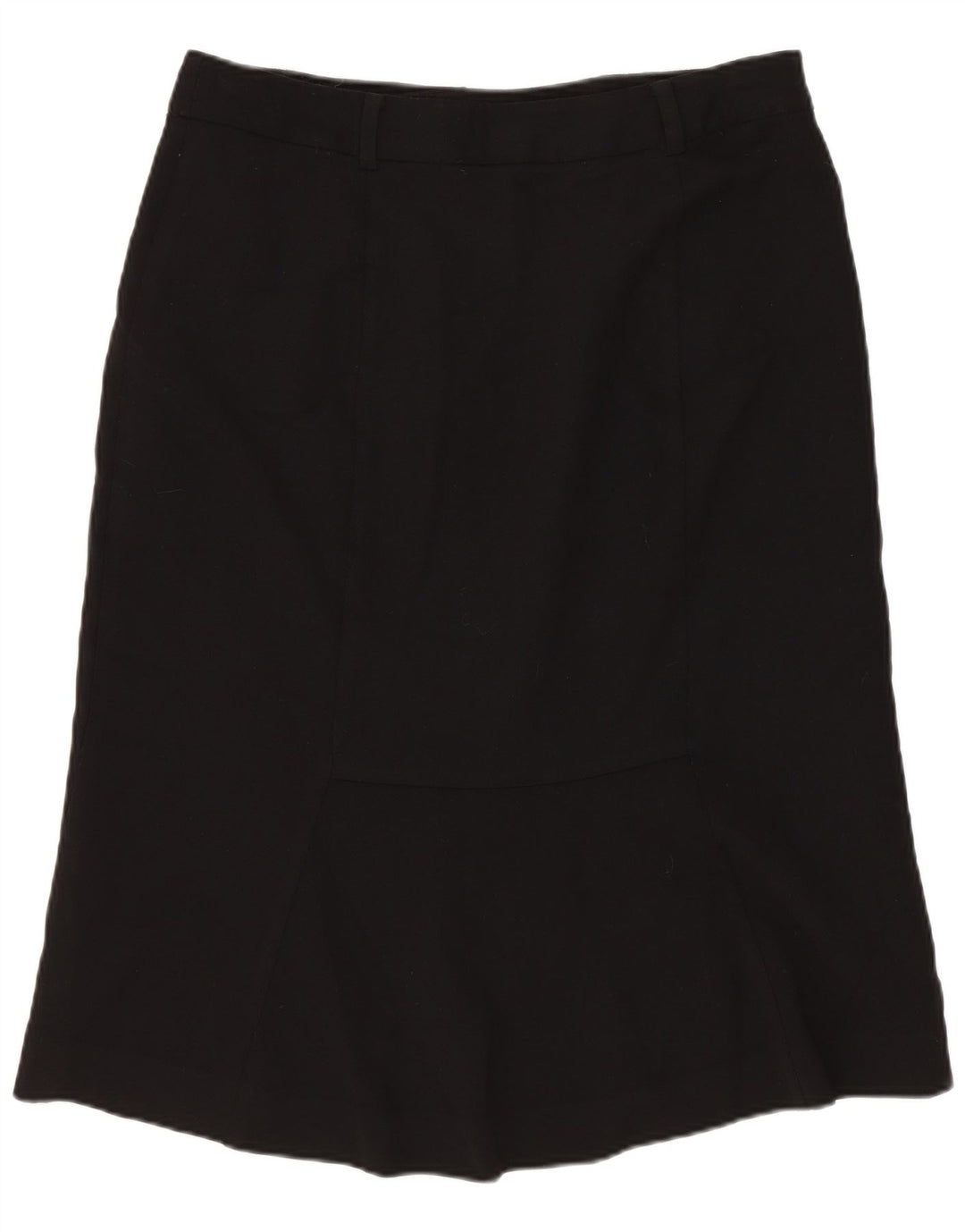 Ralph Lauren Damen A-Linienrock US 6 Medium W30 Schwarze Wolle