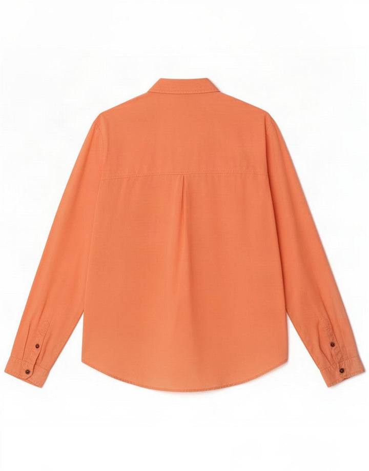 Massimo Dutti Damen-Shirt EU 38 Small Orange