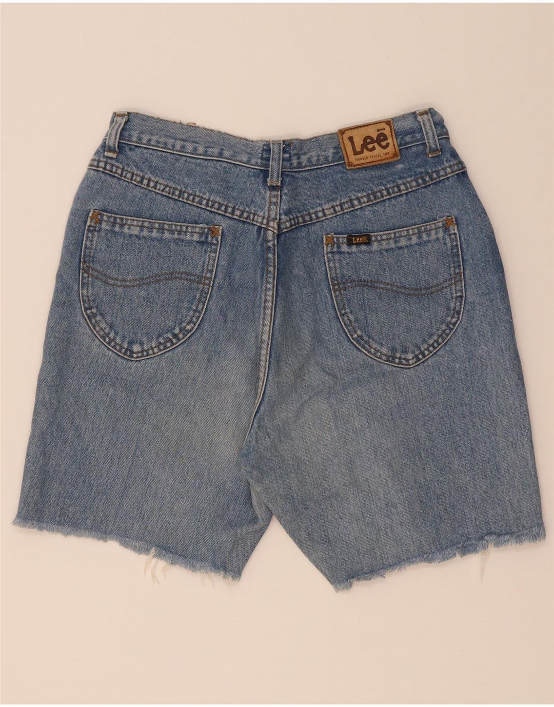 Lee Herren Jeansshorts W32 Mittelblau