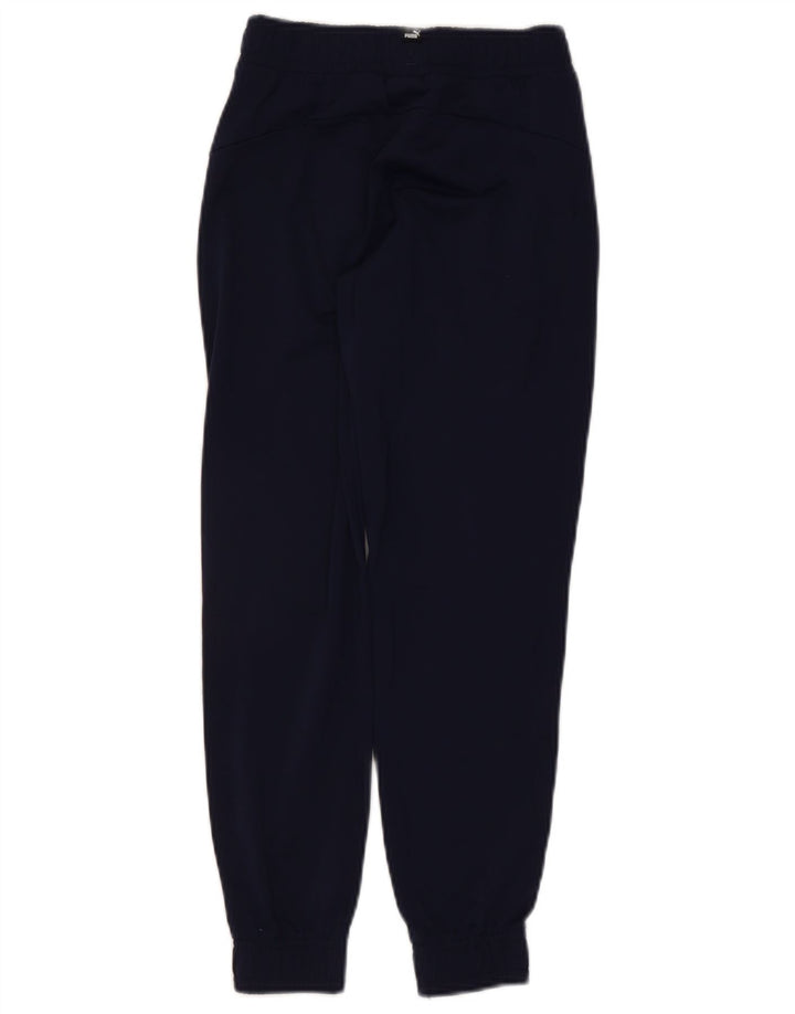 PUMA Jungen-Trainingshose, Jogginghose, 9–10 Jahre, Marineblau, Polyester