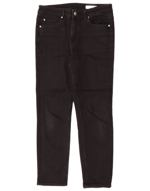 Marks & Spencer Damen The Lily Slim Jeans UK 12 Medium W30 L27 Schwarz
