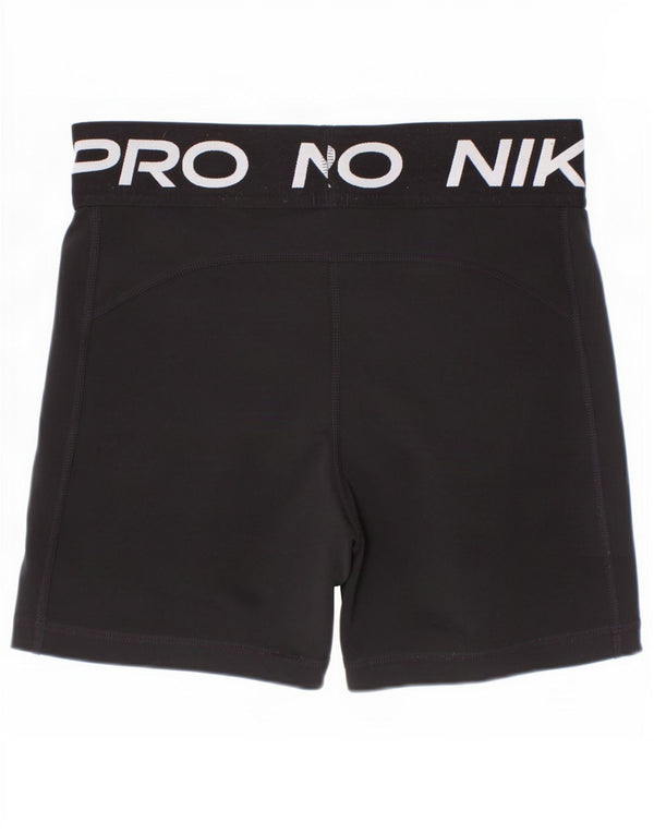 Nike Mädchen Graphic Sport Shorts 10–11 Jahre, schwarzes Polyester