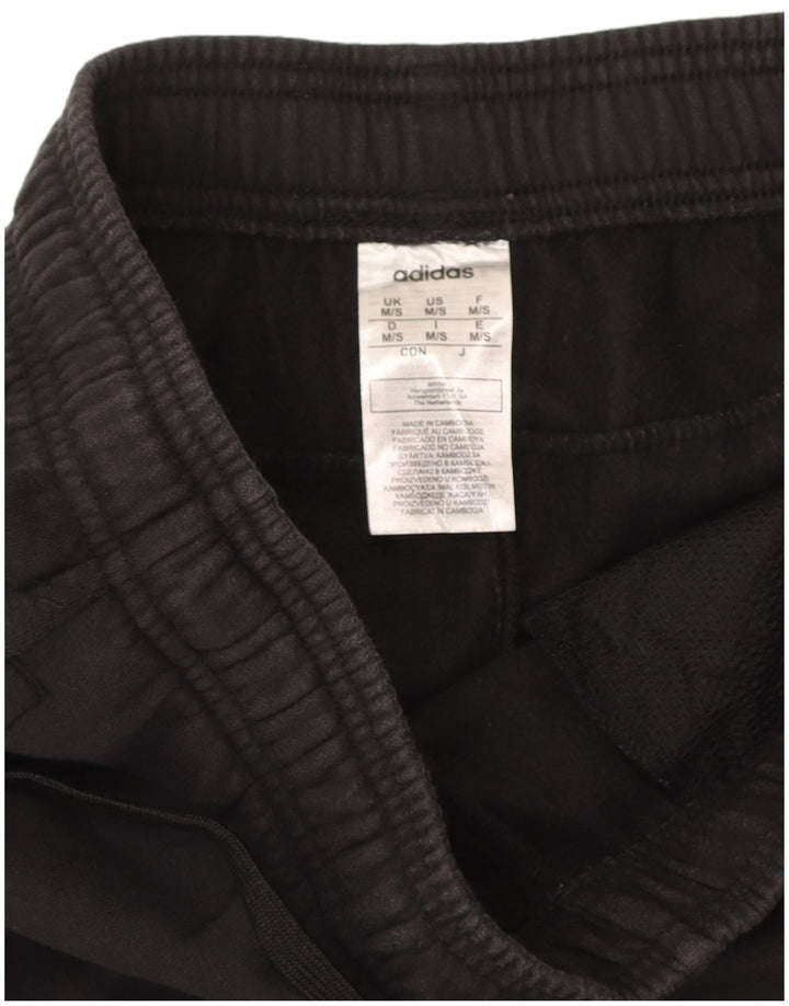 ADIDAS Mens Tracksuit Trousers Joggers Medium  Black Cotton
