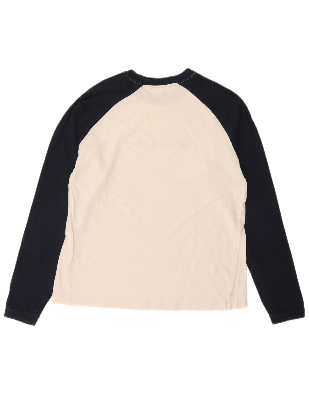 Champion Herren Heritage Graphic Top Langarm Mittelweiß Farbblock