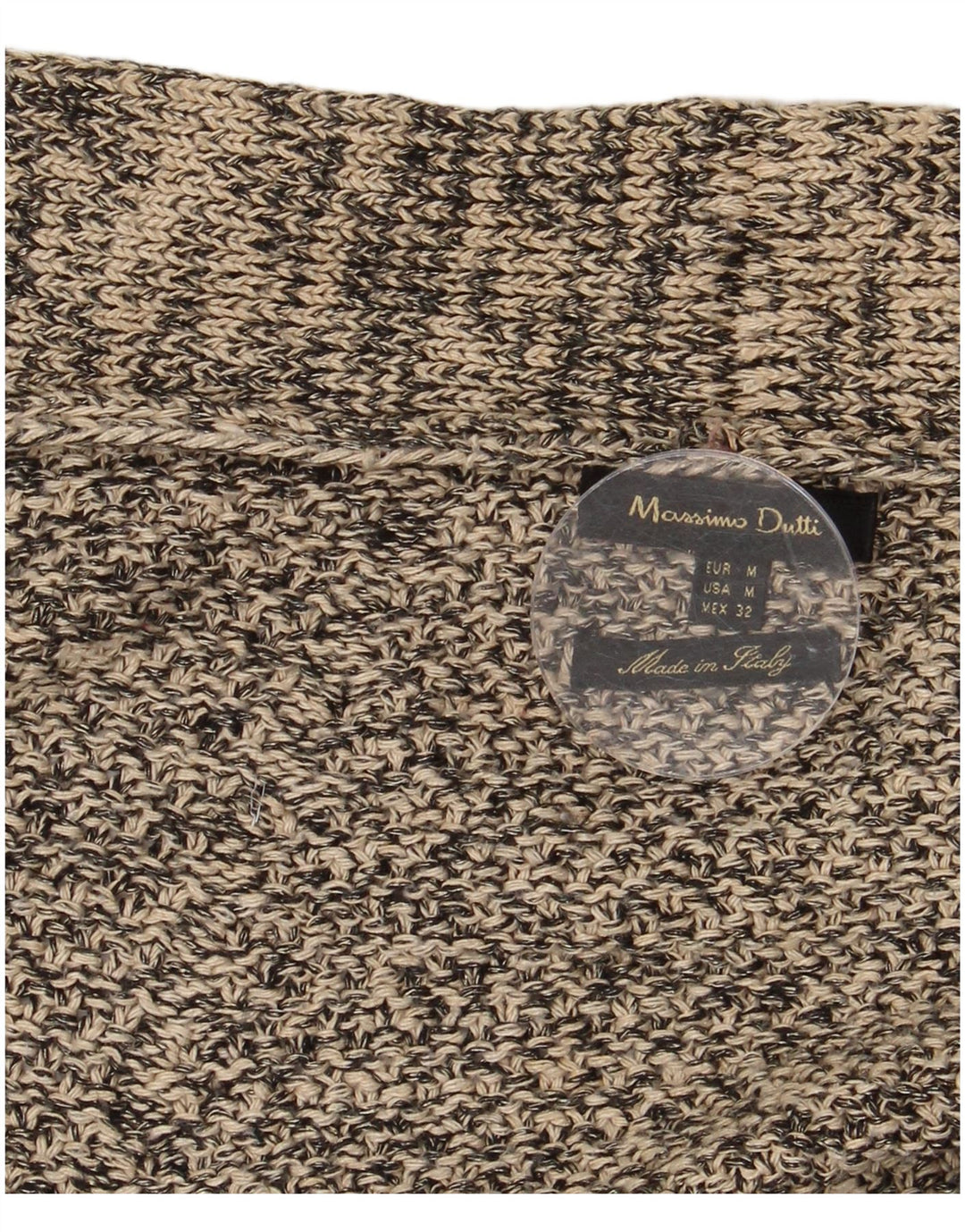 Massimo Dutti Damen Ponchopullover UK 14 Mittelgrau meliert