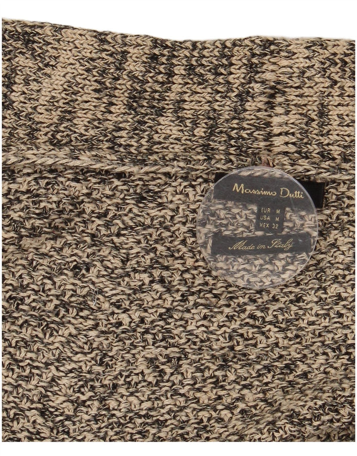 Massimo Dutti Damen Ponchopullover UK 14 Mittelgrau meliert