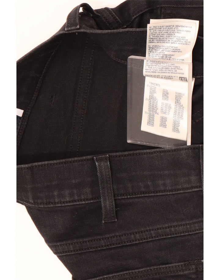 Wrangler Herren Bryson Slim Jeans W30 L28 Schwarze Baumwolle
