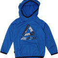 REEBOK Boys Graphic Hoodie Jumper 2-3 Years Blue Polyester Vintage Reebok and Second-Hand Reebok from Messina Hembry 