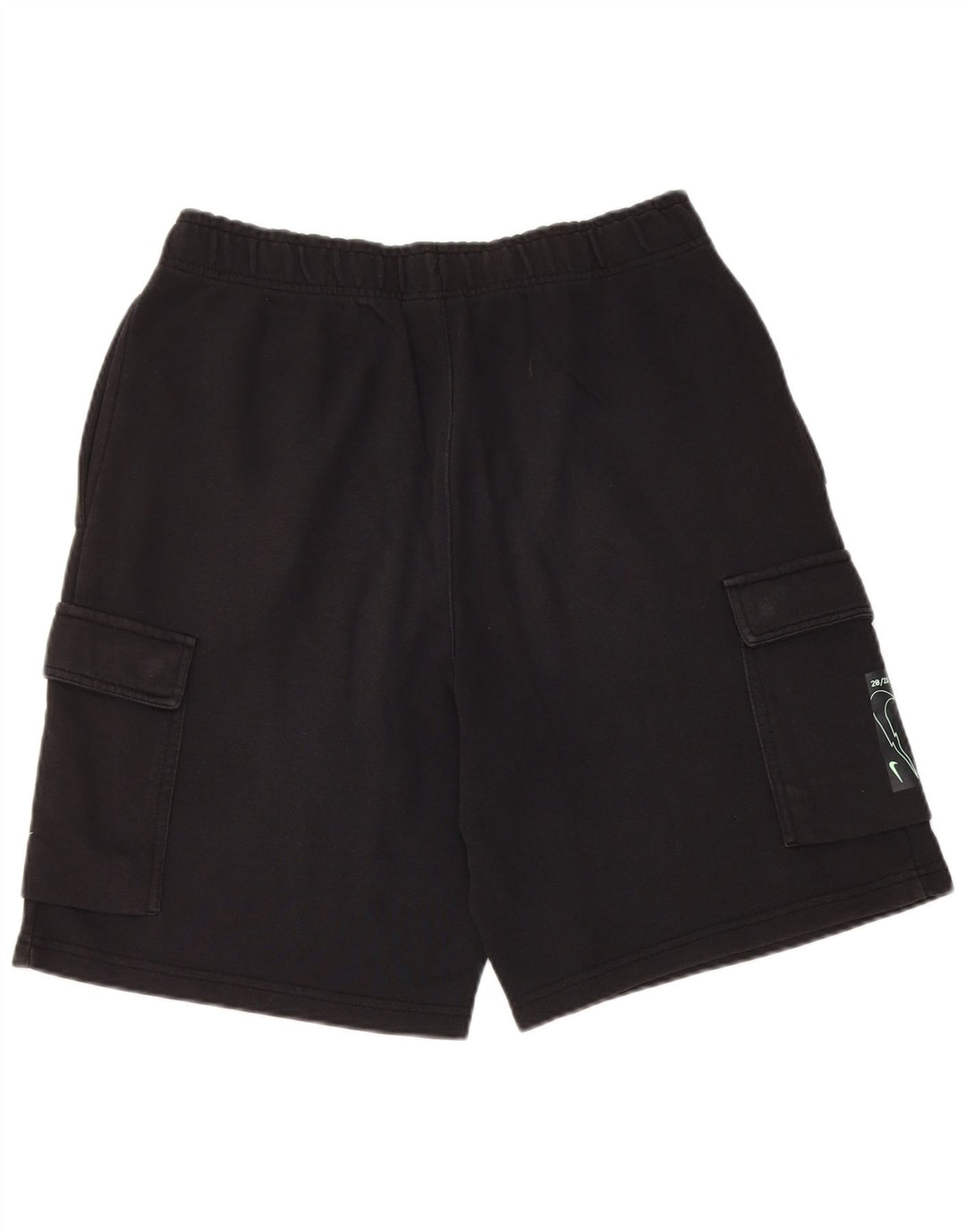 Nike Herren-Sportshorts mit Standard-Passform, mittelschwarze Baumwolle