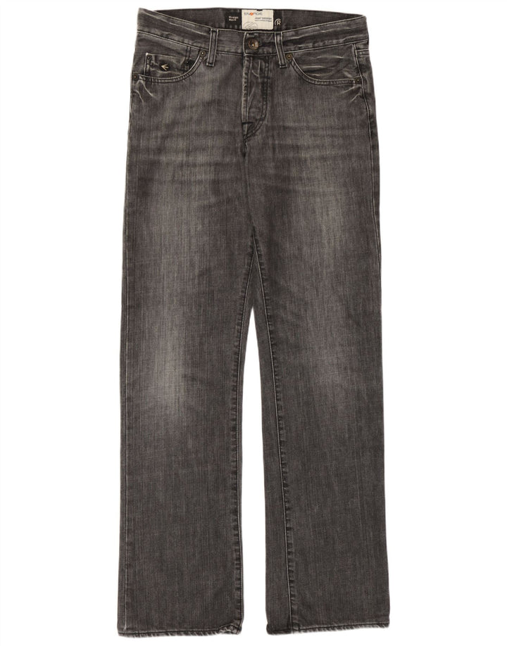 Energie Herren Morris Straight Jeans W32 L34 Graue Baumwolle