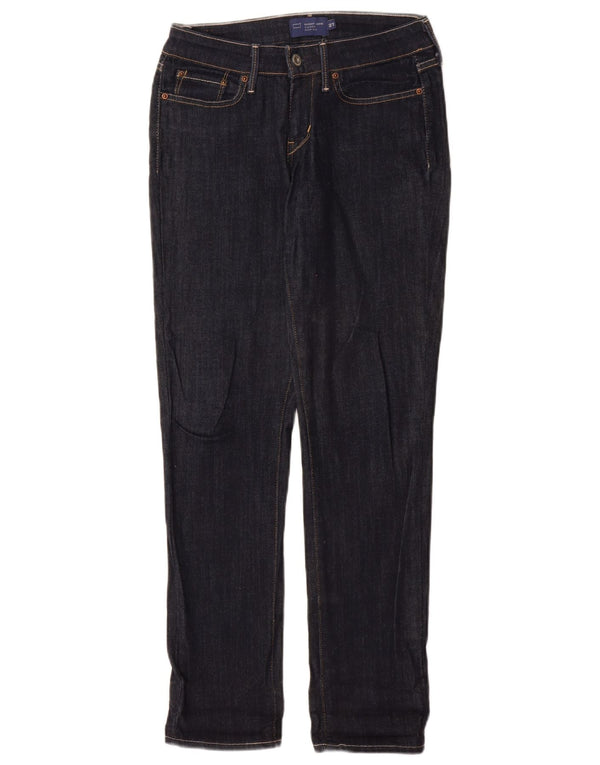 Levi's Damen Slight Curve Slim Jeans W27 L31 Marineblau Baumwolle