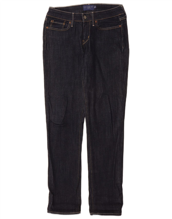 Levi's Damen Slight Curve Slim Jeans W27 L31 Marineblau Baumwolle